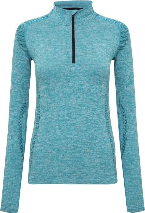 Tri Dri Seamless 3D Fit Multi Sport Performance Zip Top