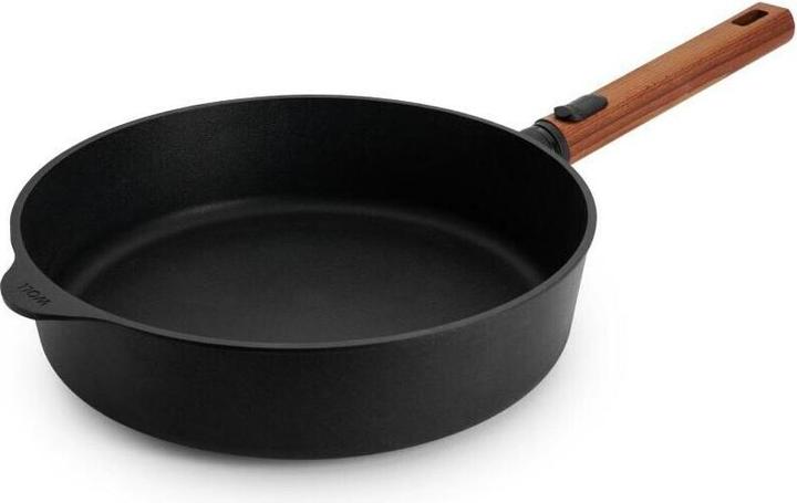 Woll 1728WLCI-Q Eco LogicQXR Guss-Hochrandpfanne (28 cm, Bratpfanne, Gusseisen)