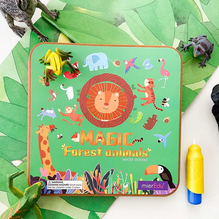 Immagine prodotto mierEdu Libro magico da colorare ad acqua - animali della foresta