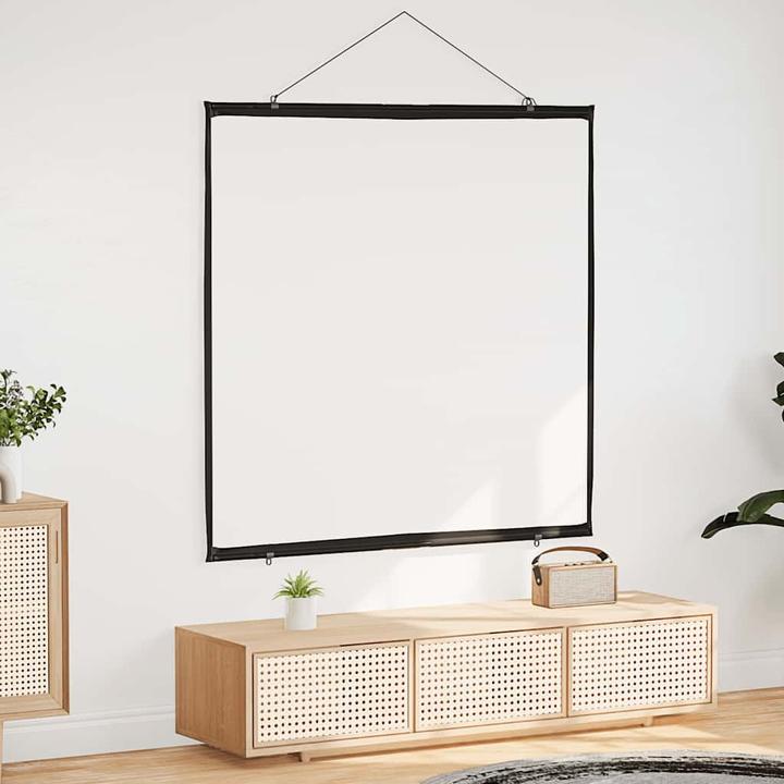 Actual product image VidaXL Projector screen Wall-mounted 72 inch 1:1 projection screen Screen (72", 1:1)