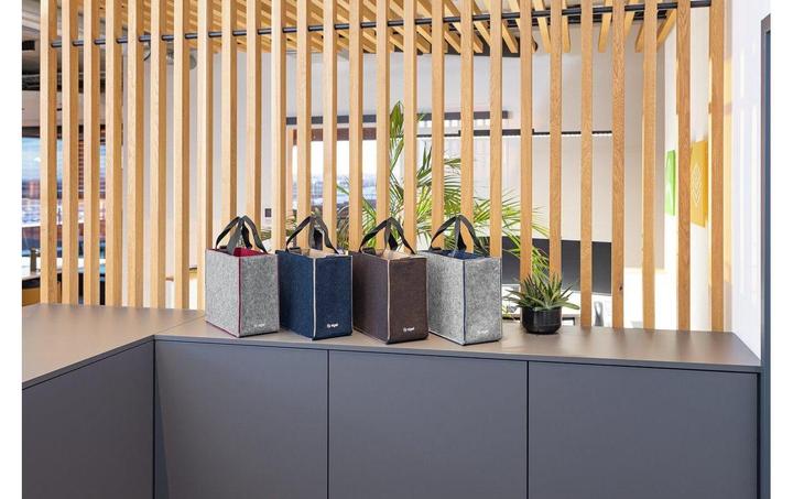 Produktbild Sigel Notebooktasche Desk Sharing Bag Bicolor M, Blau/Beige 15.4 (15.40")