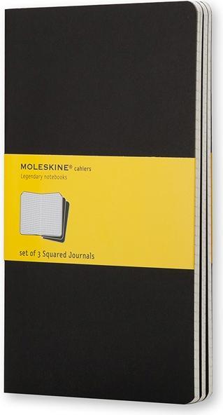 Image du produit Moleskine Coffret de poche Cahier de 3 (A6, Quadrillé, Couverture souple)