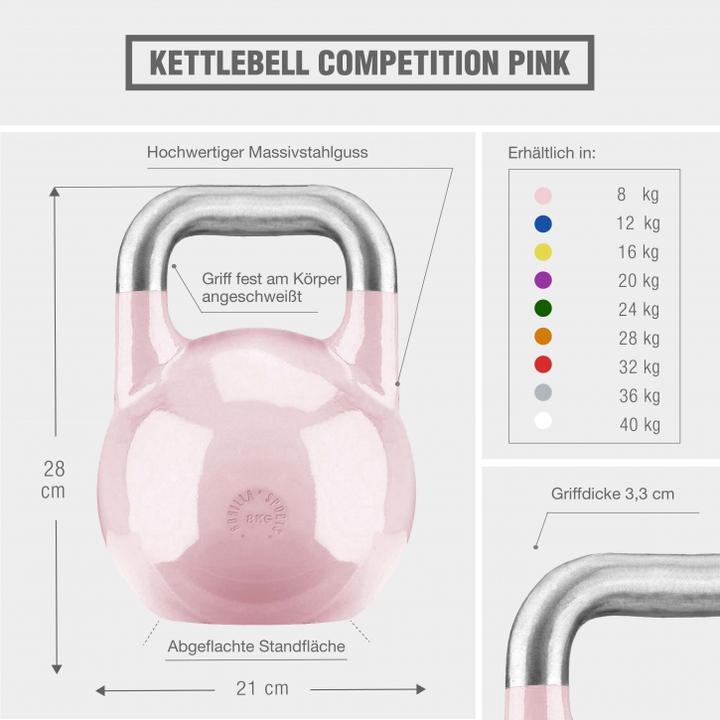 Image du produit Gorilla Sports Compétition (1 x 8 kg, 1 x 12 kg, 1 x 16 kg, 1 x 20 kg, 1 x 24 kg, 1 x 28 kg, 1 x 32 kg, 1 x 40 kg)