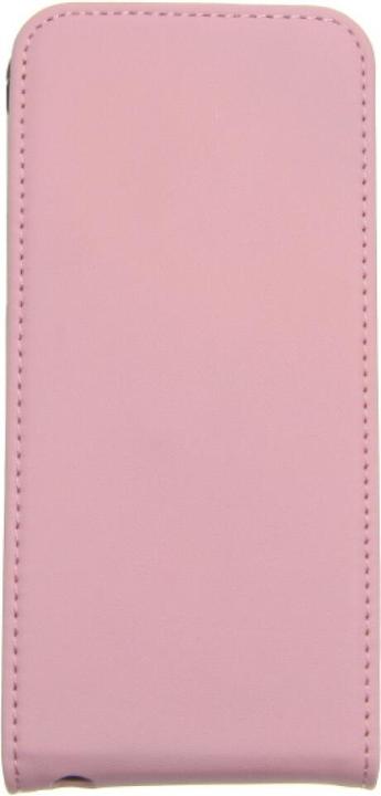Image du produit OEM Slim étui à clapet en cuir pour iPhone 5, 5SE rose (Apple iPhone 5, Apple iPhone SE)