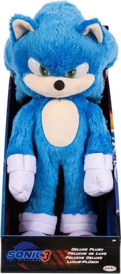 Productafbeelding Jakks Pacific Sonic de Egel 3 (Film) Pluche 13 Inch Deluxe Sonic (33.02 cm)