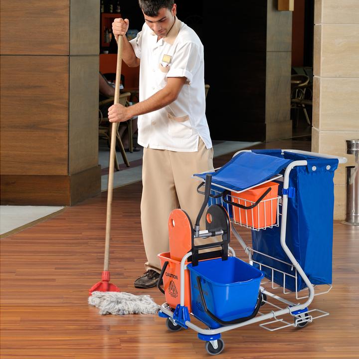 Image du produit Homcom Chariot de nettoyage (1 pcs)