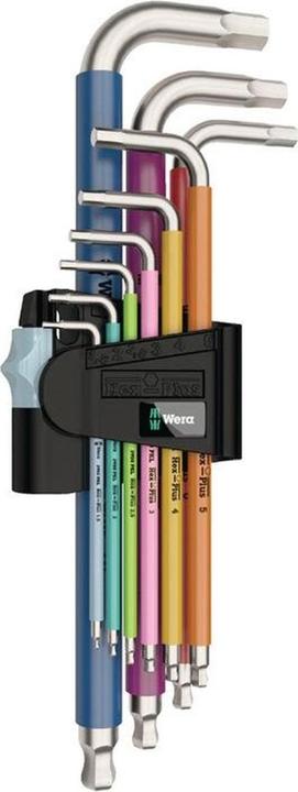 Actual product image Wera 3950/9 Hex-Plus Multicolour Stainless 1