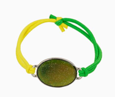 Image du produit Out of the blue Bracelet d'humeur avec pierre (Matières plastiques, Métal)