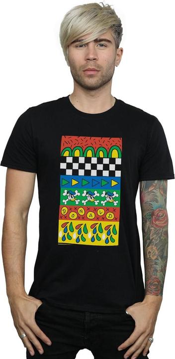 Immagine prodotto Disney Donald Duck Vintage Pattern Maglietta Uomo (3XL)