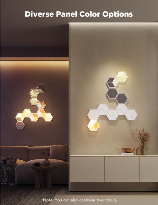 Actual product image Govee Glide Hexa Ultra (130 lm)