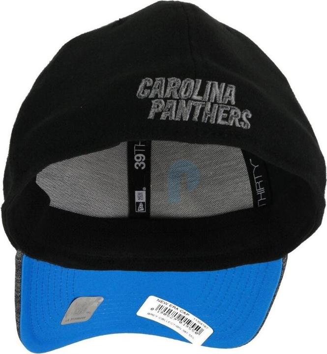Produktbild New Era NFL - Carolina Panthers - Grey Collection 39Thirty Cap schwarz LXL (59, 60, 62)