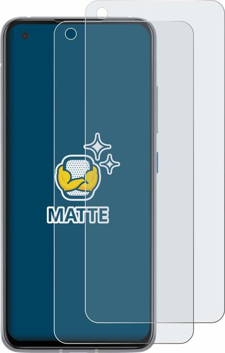 Actual product image BROTECT Anti-glare screen protector matt (2 Piece, Asus Zenfone 8)