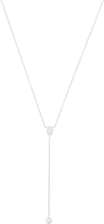 Amor Halsschmuck für Damen, 925 Sterling Silber, Zirkonia synth. (Silber 925)