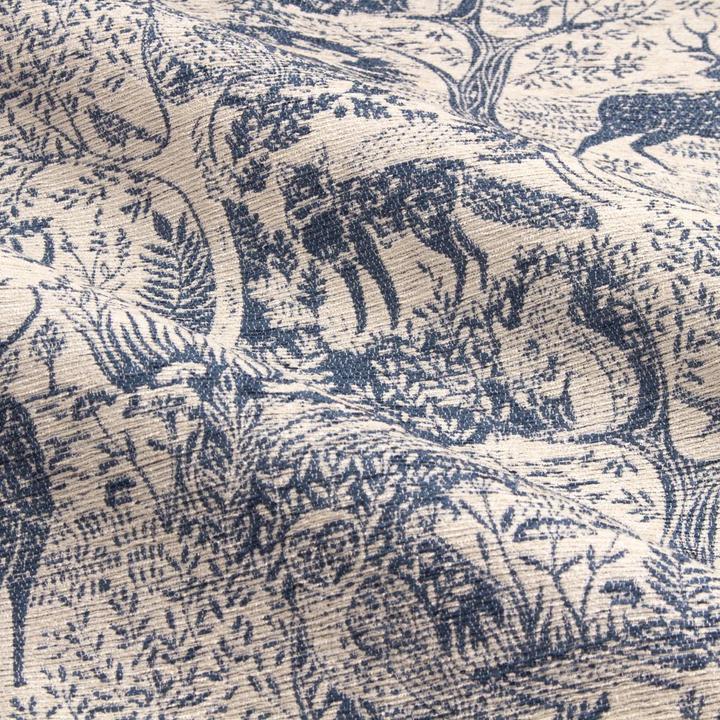 Actual product image Furn Winter Woods Chenille Animals Eyelet Curtains (229 x 229 cm)