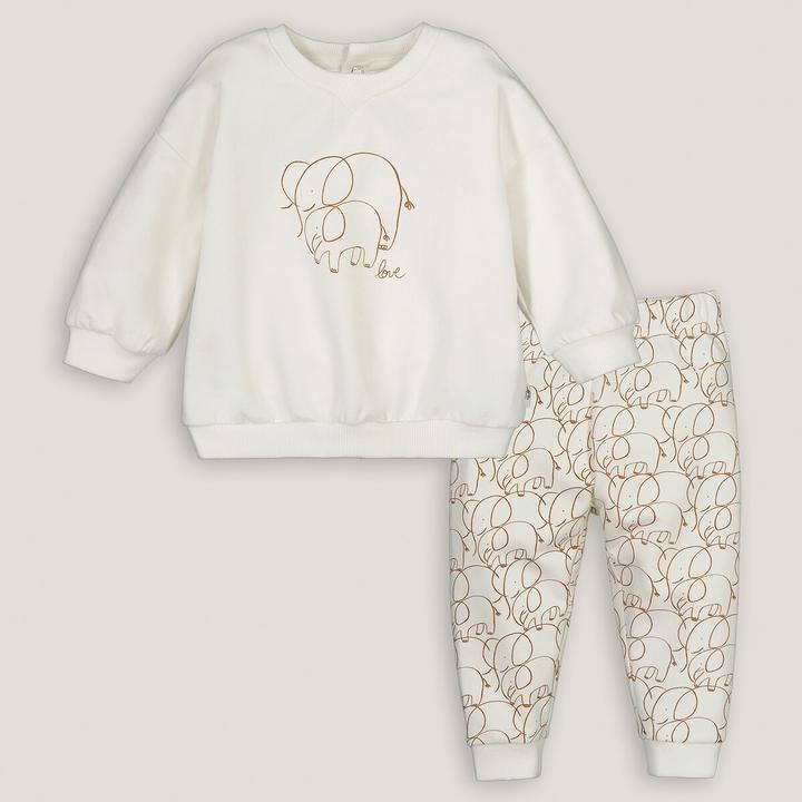 Produktbild La Redoute Collections Set aus Sweatshirt und Joggpants (74)