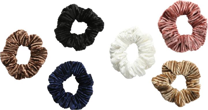 Produktbild Trisa Fashion Scrunchy Offwhite, Rosa, Beige 3 Stk. (Haargummi)