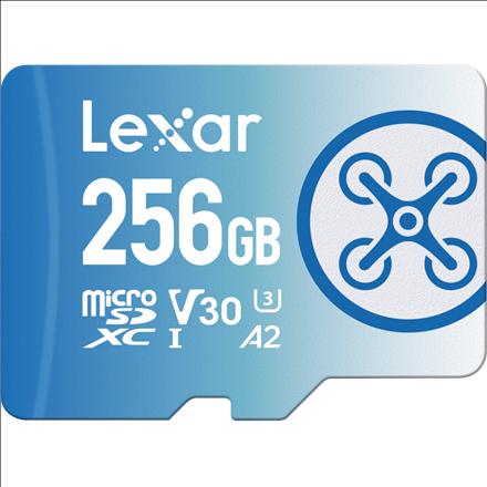 Image du produit Lexar High Performance MicroSD FLY (256 Go, microSDXC, U3, UHS-I)