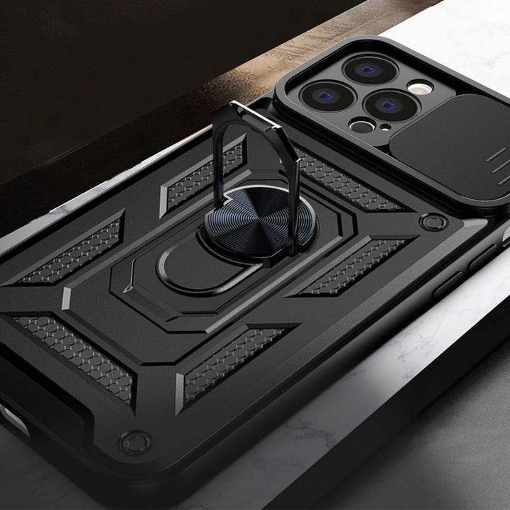 Immagine prodotto Hurtel Custodia Hybrid Armor Camshield per iPhone 13 Pro Max Custodia blindata con copertura della (Apple iPhone 13 Pro Max)