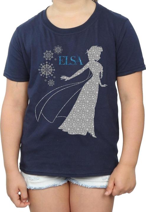 Image du produit Disney - T-shirt FROZEN ELSA CHRISTMAS SILHOUETTE - Fille (152, 158)