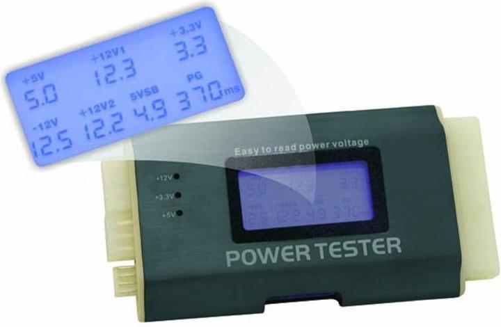 Immagine prodotto Delock Tester di alimentazione III con LCD