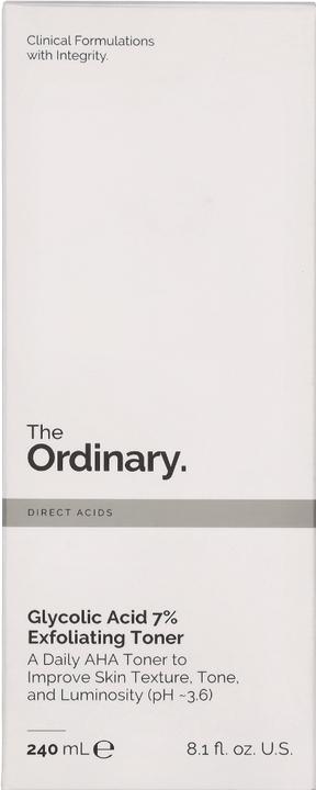Productafbeelding The Ordinary Glycolic Acid 7% Exfoliating Toner (Schuim, 240 ml)