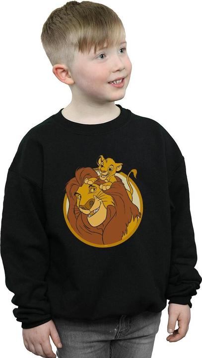 Actual product image Disney Boys The Lion King Mufasa And Simba Sweatshirt (128)