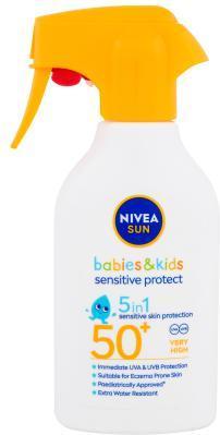 Image du produit NIVEA Sun Babies & Kids Sensitive Protect Spray (Spray solaire, SPF 50, 270 ml, 500 g)