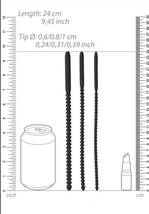 Productafbeelding Ouch! Urethrale Sounding - Silicone Dilator Set