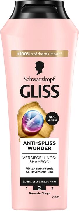 Produktbild Gliss Shampoo Anti-Spliss Wunder 250 ml (250 ml, Flüssiges Shampoo)