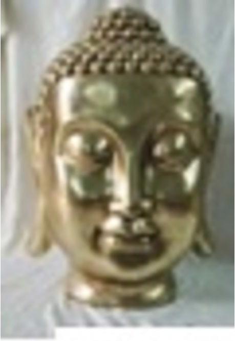 Image du produit Kare Design Tête décorative Asia doré 83cm
