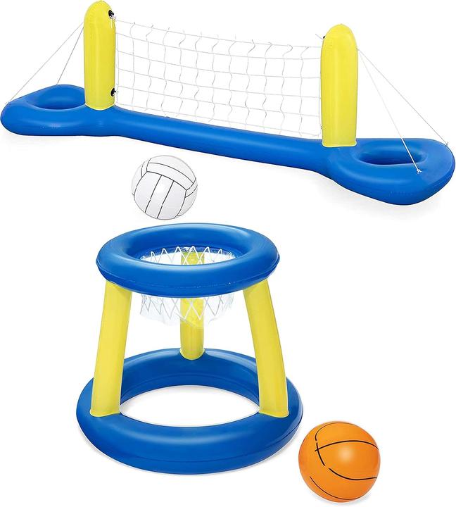 Image du produit Bestway Set de basket-ball et de volley-ball de piscine