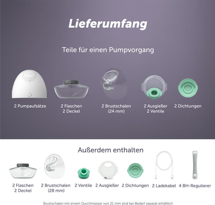 Actual product image Elvie Electric double breast pump