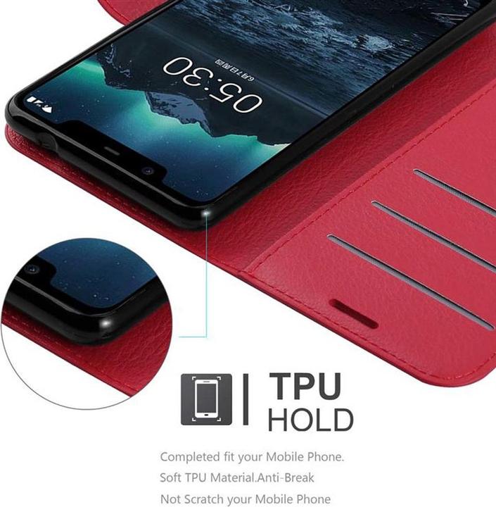 Produktbild Cadorabo Book mit Standfunktion Cover (Nokia 5.1)