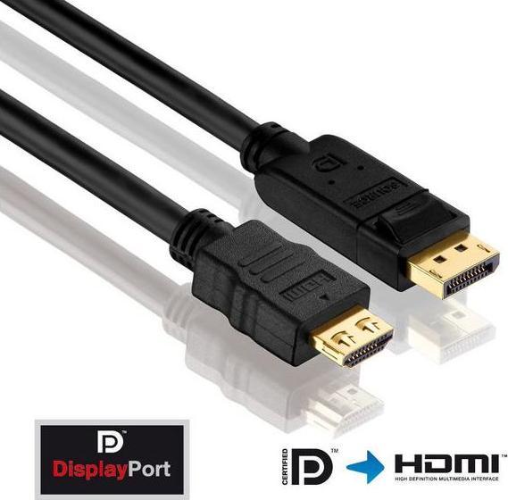 Produktbild Purelink DisplayPort — HDMI (Typ A) (5 m, DisplayPort, HDMI)