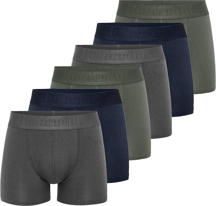 Produktbild Resteröds 6er Pack Bamboo Retro Short / Pant (L, 6er Pack)