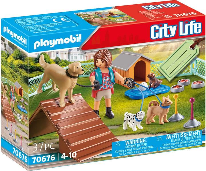Playmobil Geschenkset 'Hundetrainerin' (70676, Playmobil City Life)