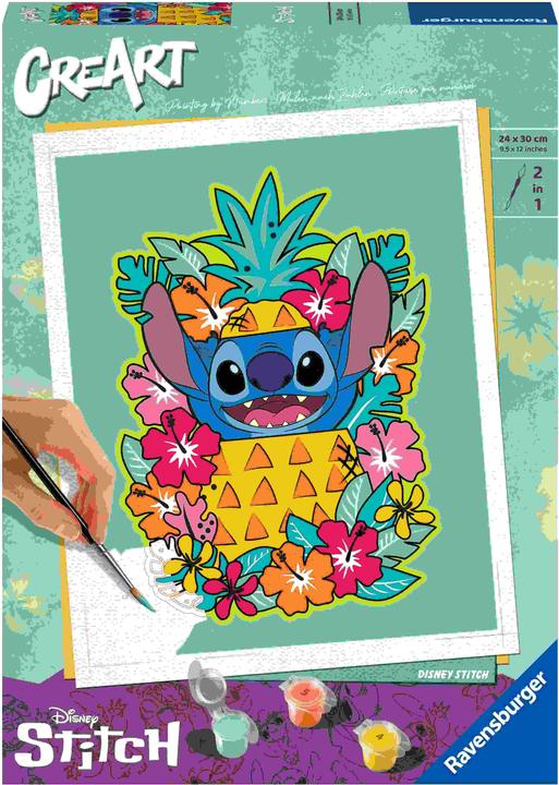Productafbeelding Ravensburger CreArt - Schilderen op nummer 23933 - Disney Stitch - vanaf 12 jaar