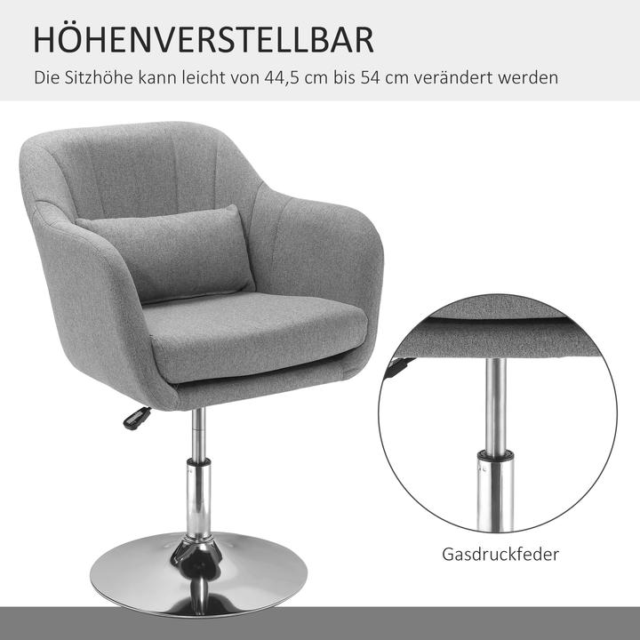 Actual product image Homcom Office chair in a simple design