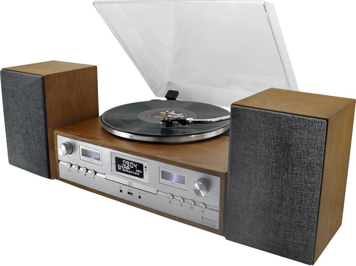 Actual product image Soundmaster PL895 (Record player, Bluetooth, CD player, 2x 12.5 W)