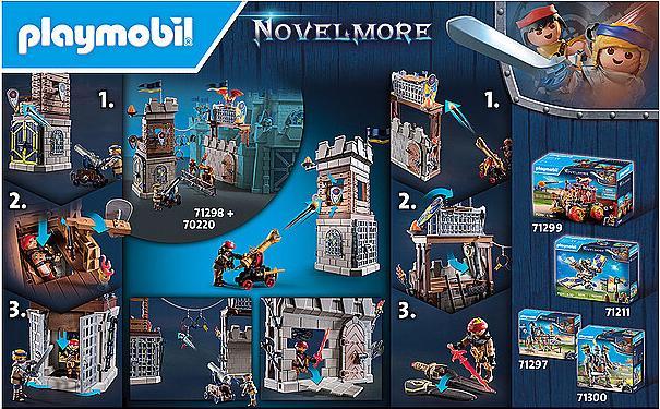 Actual product image Playmobil Novelmore vs Burnham Raiders - Tournament Arena (71298, Playmobil Novelmore)