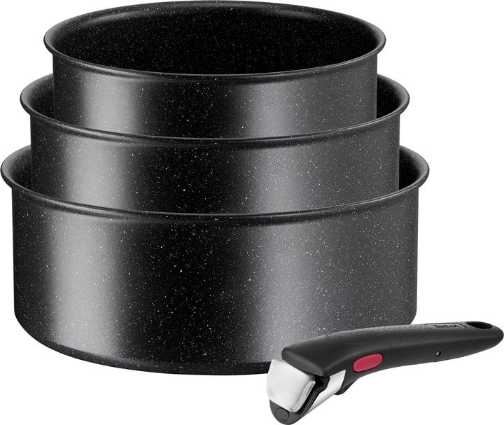 Image du produit Tefal Ingenio Black Stone (20 cm, Casserole, Aluminium)