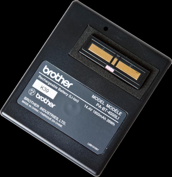 Brother Imprimante PA-BT-4000LI (1 pcs, Spécifique à l'appareil, 1800 mAh)