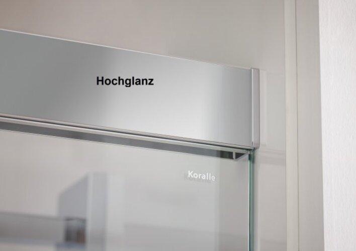 Immagine prodotto Koralle S600Plus Porta scorrevole per doccia ad angolo EDS2 120 L, gamba sinistra, 1200mm (91.30 cm, 208.80 cm, 25.20 cm)
