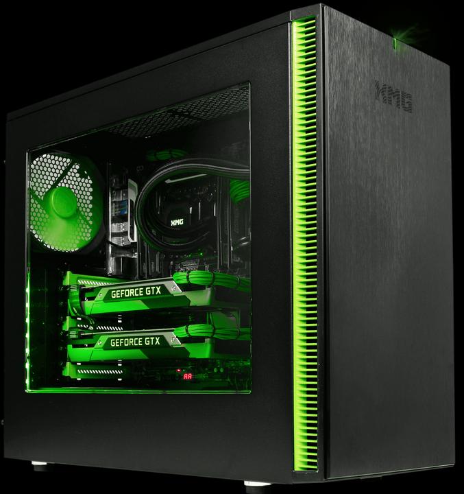 Produktbild XMG Sector 2 (Intel Core i7-6700K, 32 GB, 500 GB, GeForce GTX 1080)