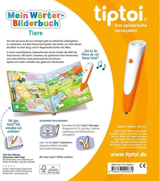 Produktbild tiptoi Wörter-Bilderbuch (Deutsch, Eva Odersky, Silke Voigt, 2022)