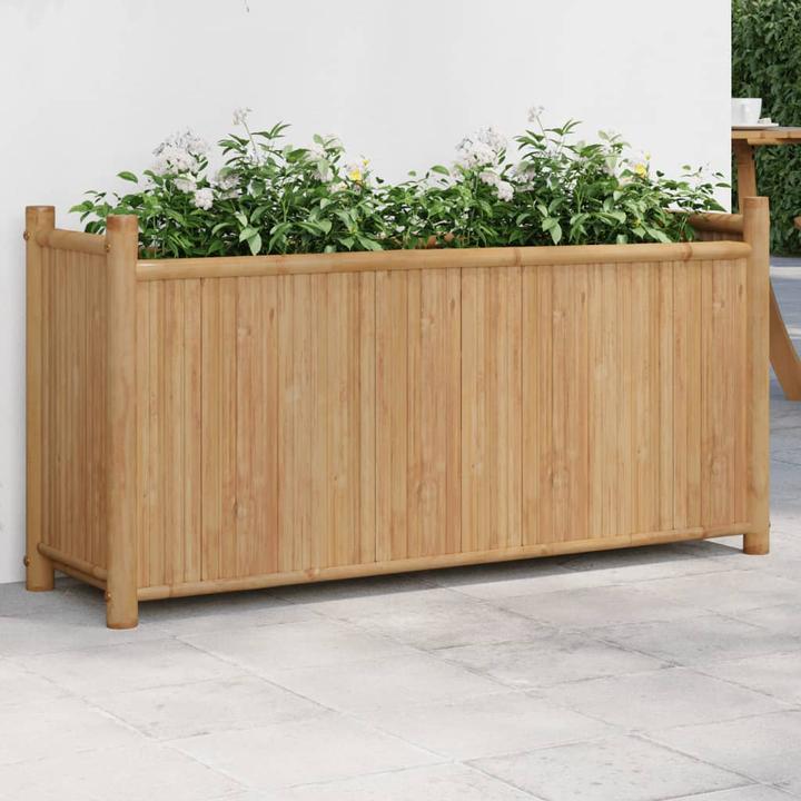 Produktbild VidaXL Pflanzkübel Hochbeet Pflanzkasten Gemüsebeet Blumenkasten Garten Bambus