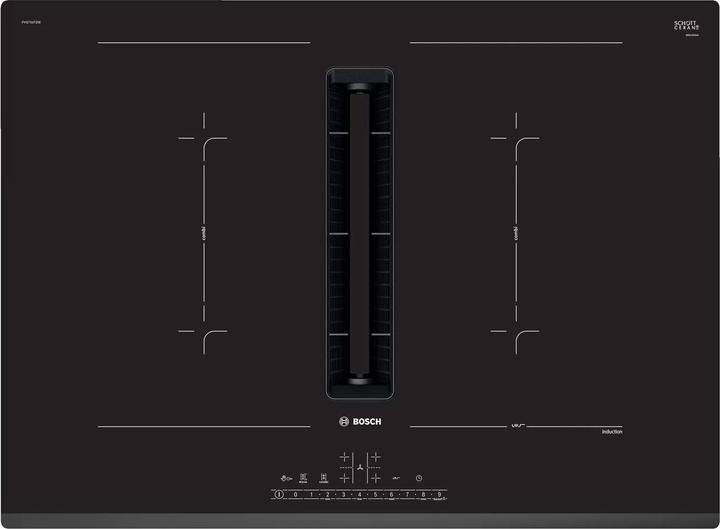 Actual product image Bosch Hausgeräte Bosch hob with integrated extractor PVQ731F25E