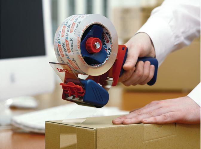 Produktbild tesa tesapack 6300 ECONOMY Handabroller - Für Klebebänder mit bis zu 50 cm Breite