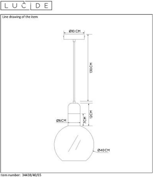 Actual product image Lucide Julius (E27)