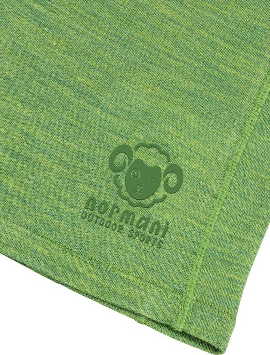 Image du produit Normani Mérinos enfants manches longues avec 1/4 zip "Nyapari" - 9545 (122, 128, 125 B)